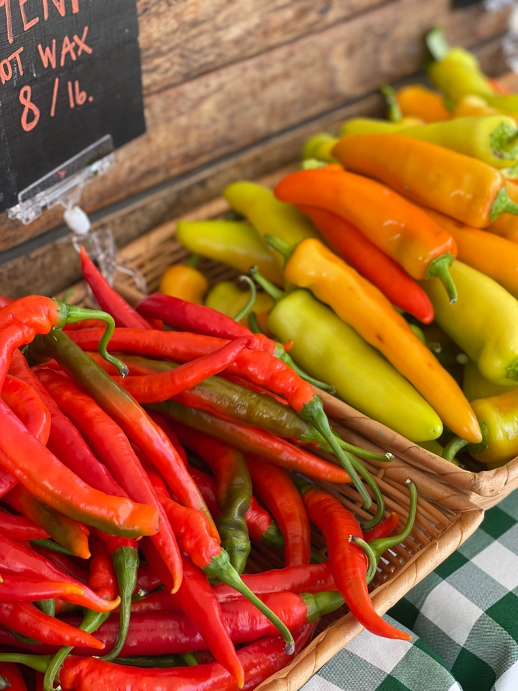 UBC Farm produce at the market