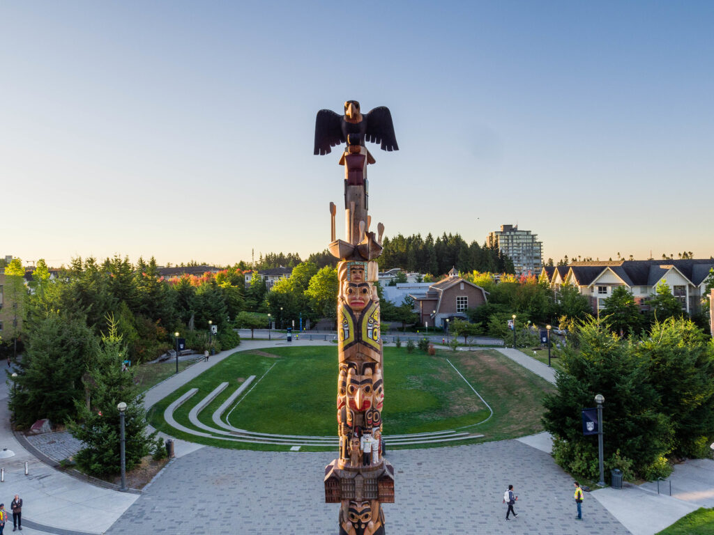Reconciliation Pole at UBC Point Grey