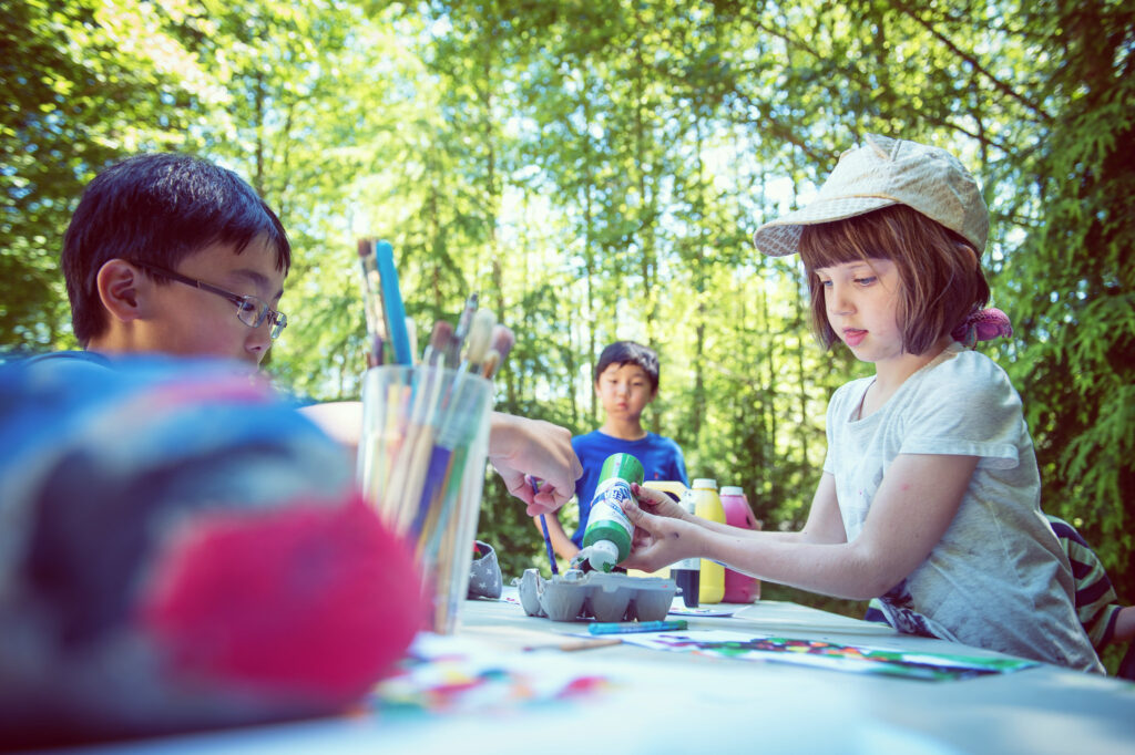 Children at summer camp